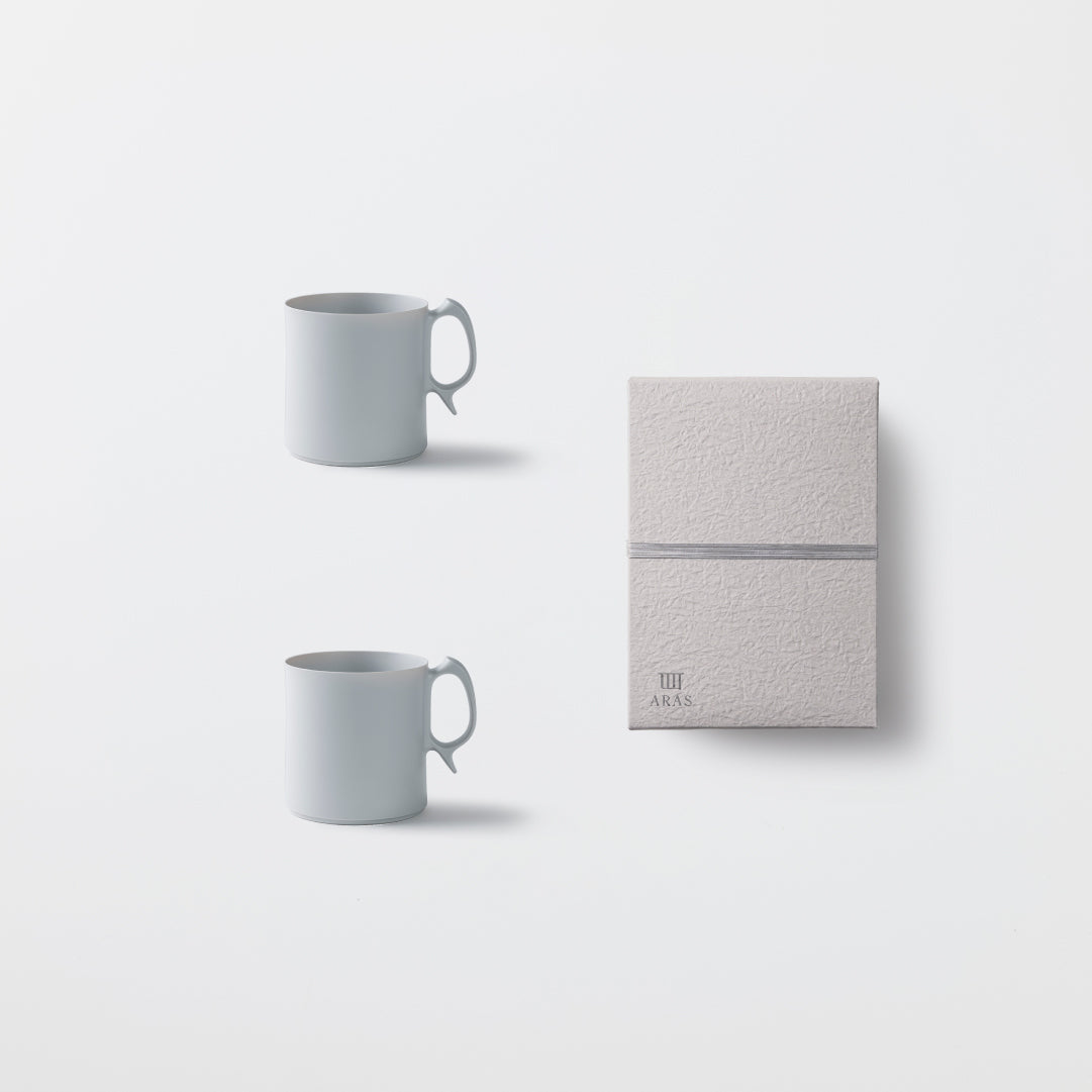＜公式HP限定＞マグカップ 大　２セット+白色ギフトボックス付き