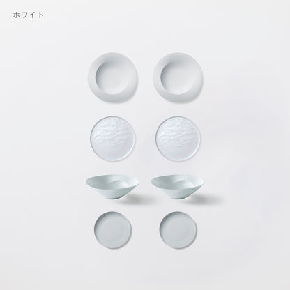 ＜2025秋まつり限定＞【4,000円お得！】人気により復刻！2万円セット(中皿ウェーブ・深皿スクープ・深鉢ミルー・小皿スロープ　各2)