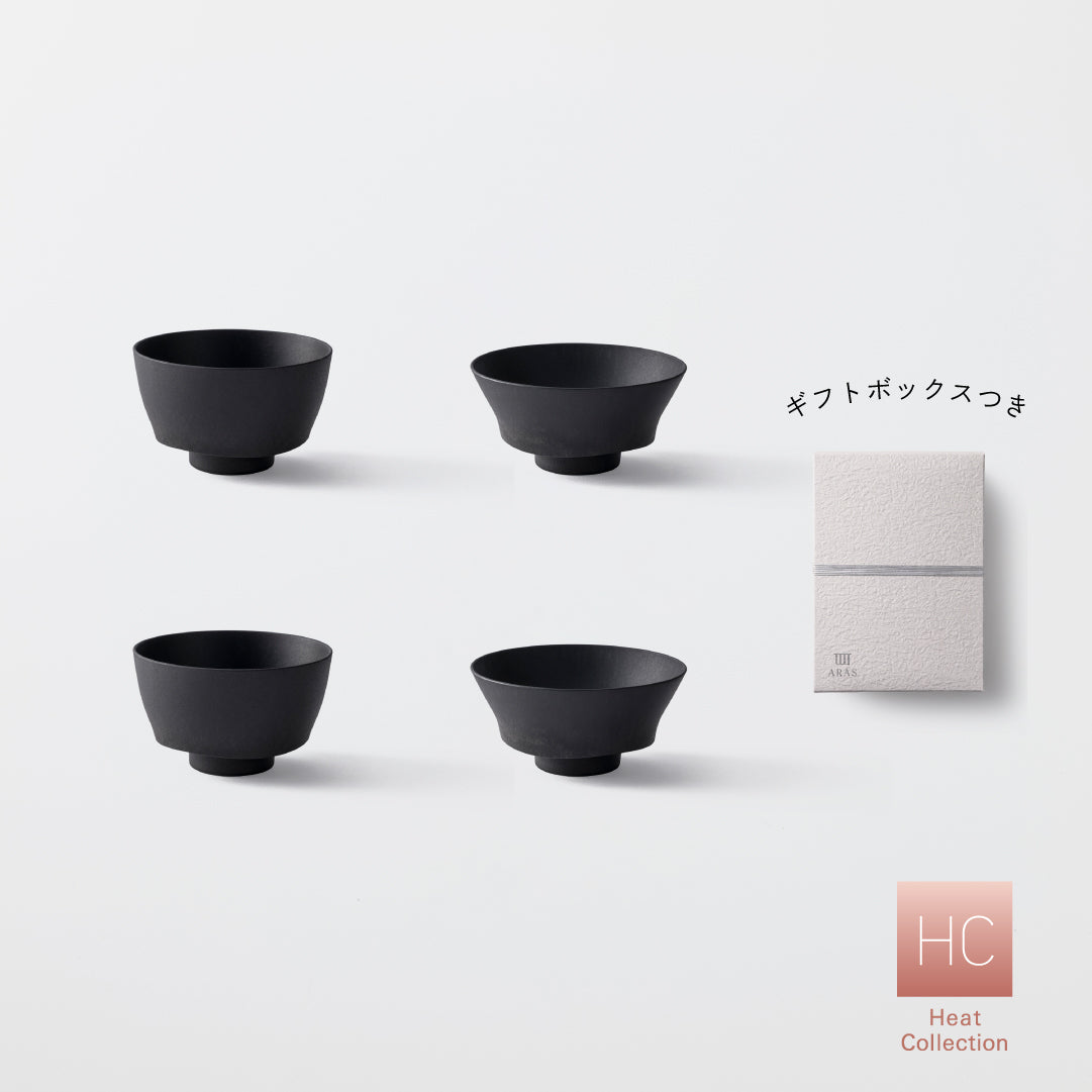 お茶碗 HC・汁椀 HC 各2セット ギフトボックス付き