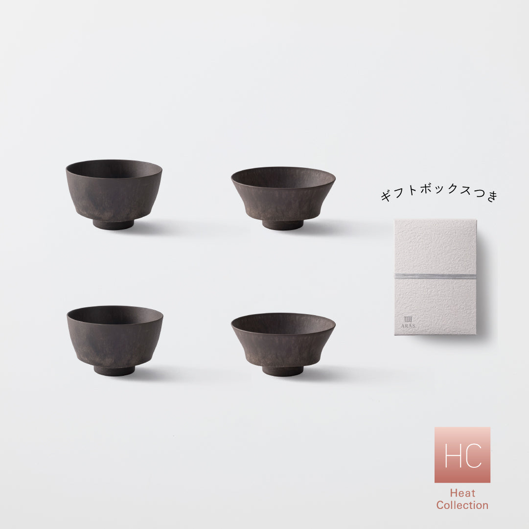 お茶碗 HC・汁椀 HC 各2セット ギフトボックス付き