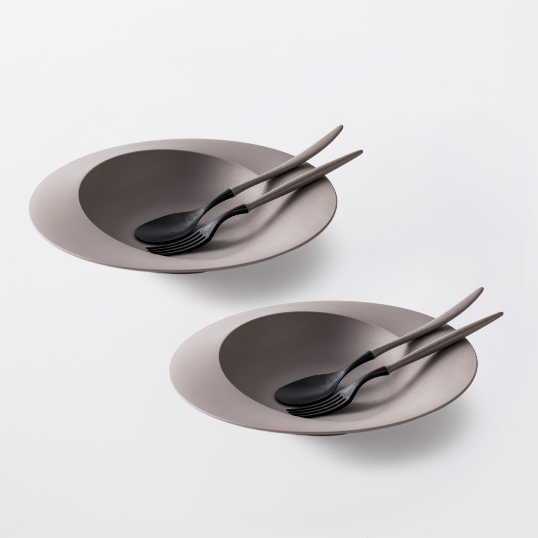 <公式HP限定>パスタ＆カレーセット(深皿スクープ・カレースプーン・フォーク 各2)