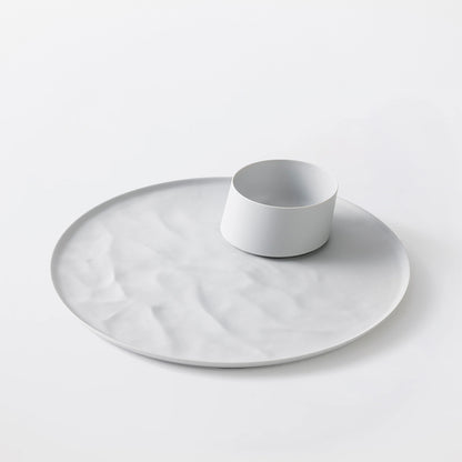 ＜公式HP限定＞【5％OFF！】ちょこっと 朝のワンプレートセット(大皿ウェーブ・ななめ小鉢)