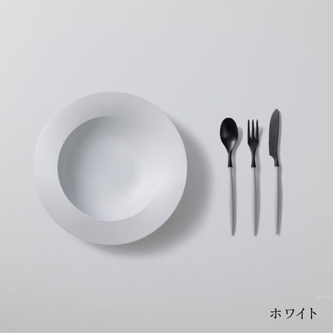 Deep dish scoop medium/small spoon/small fork/small knife 1 set
