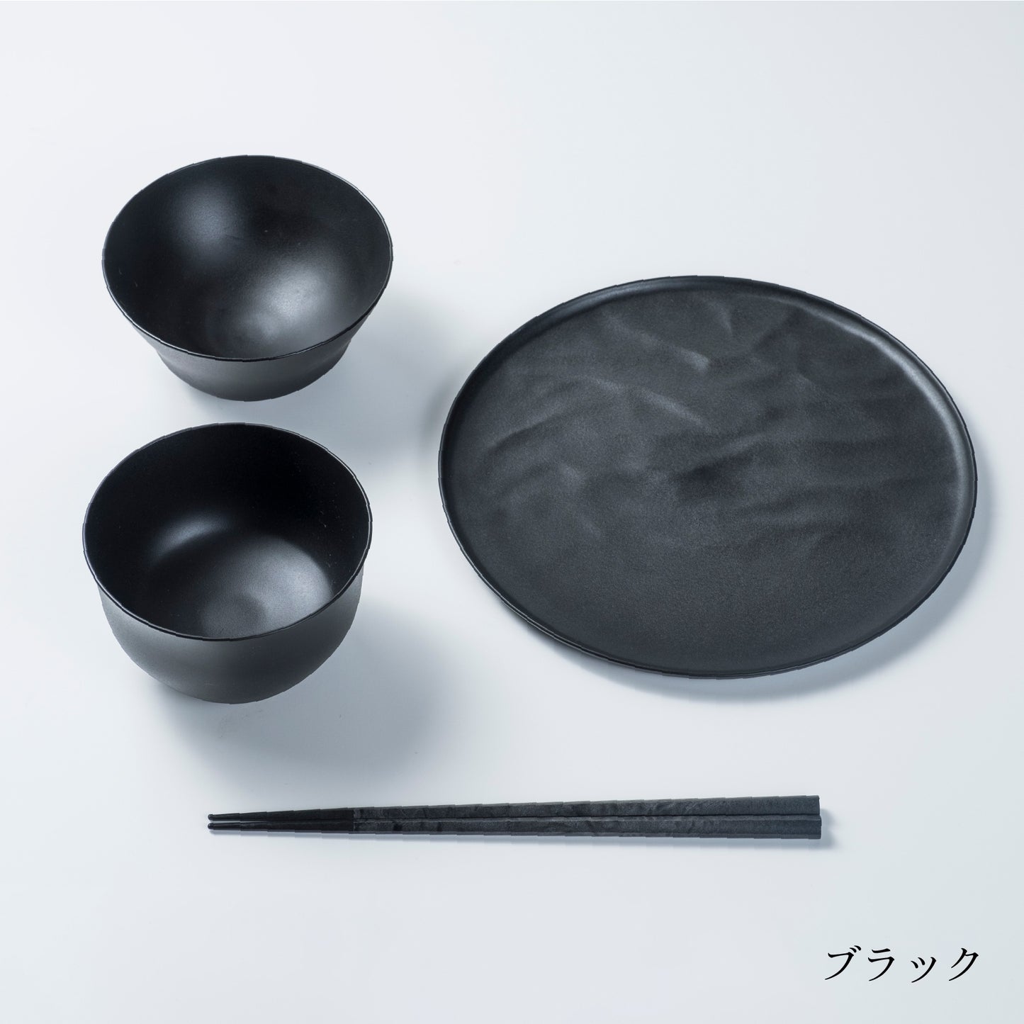 Teacup, soup bowl, chopsticks, medium plate wave set [up to 4 sets per person]