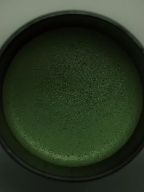 A bowl of freshly prepared matcha