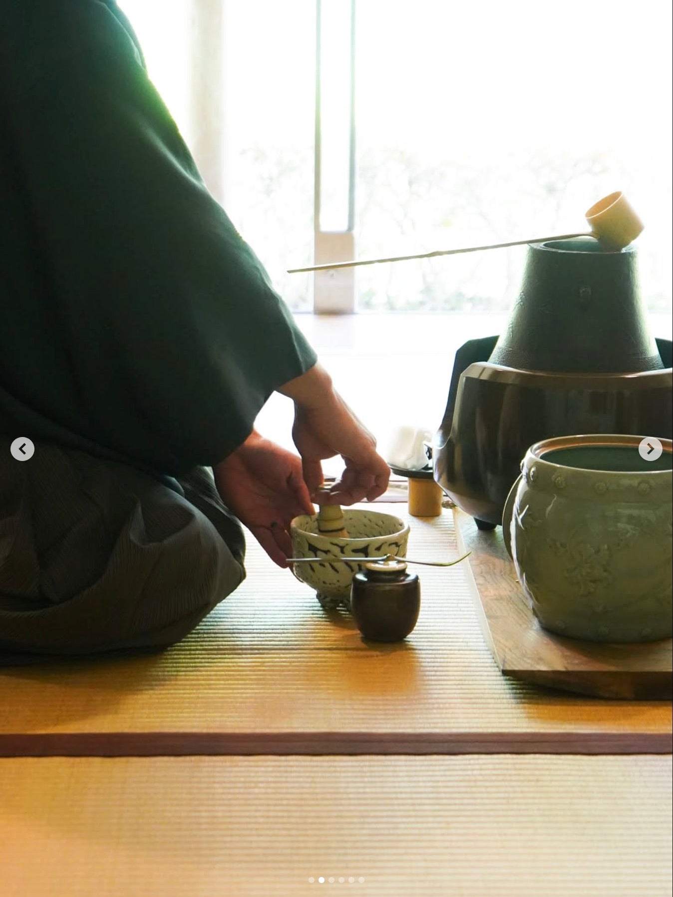Tea preparation from the TeaRoom presentation